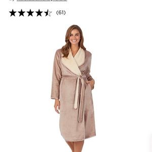 Koolaburra by Ugg lightweight plush robe light grey size small